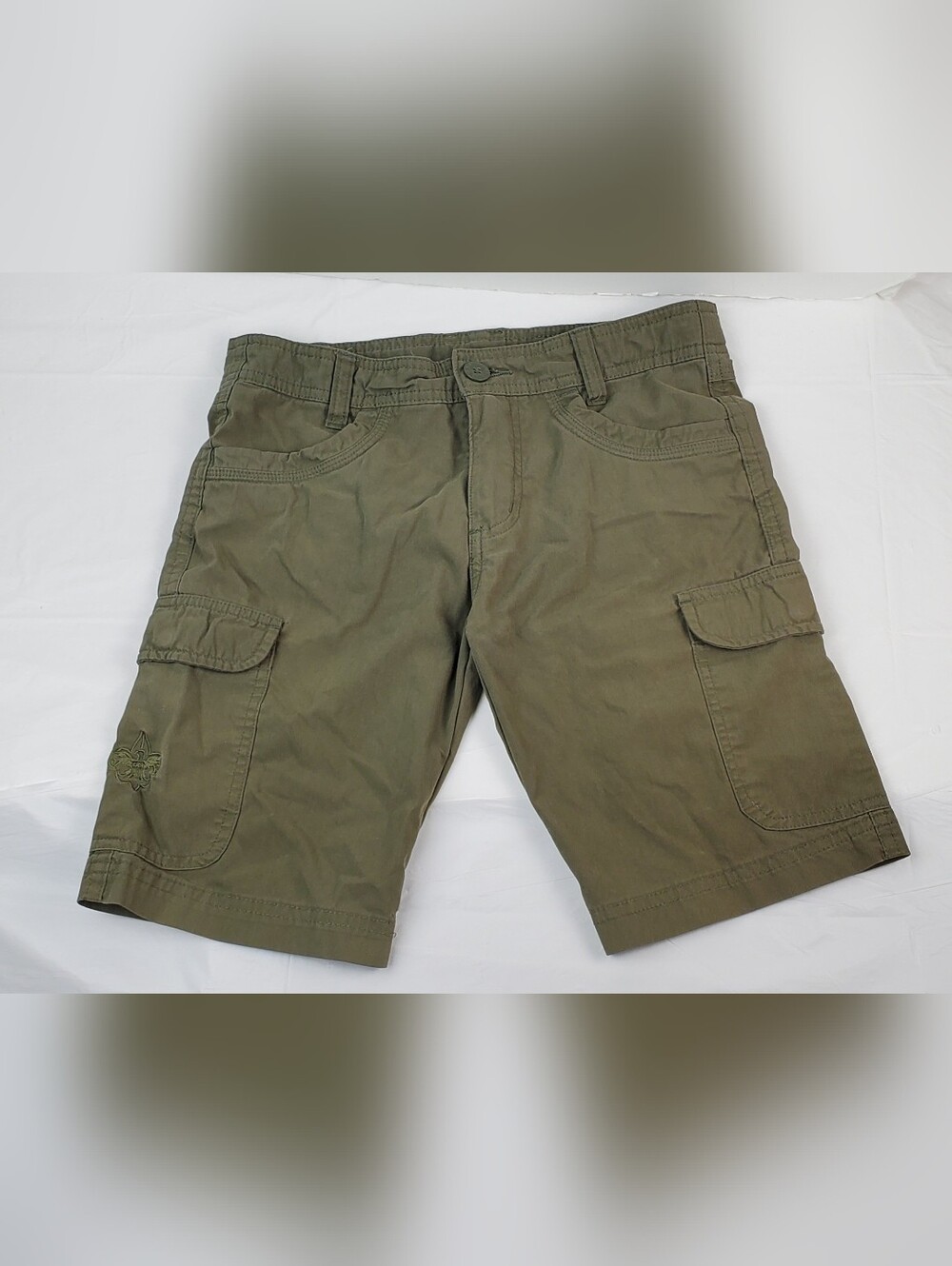 Boy Scouts of America BSA Boys Uniform Cargo Shorts Gorpcore - Size 8 - GUC